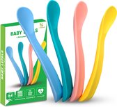 HI NATURE™ Baby lepeltjes - Babylepel - Siliconen lepels - Kinderbestek - BPA vrij eetlepel - Bestek Lepel