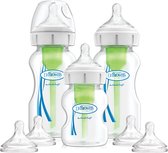 Dr. Brown's Options+ Anti-colic Bottle Startpakket Flessen - Brede Hals Flessen - 3 stuks