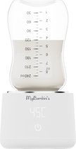 MyBambini's Bottle Warmer Pro™ - Draagbare Baby Flessenwarmer voor Onderweg - Wit - Geschikt voor AVENT Philips, Chicco & Dodie