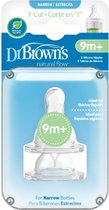 Dr. Brown's Options+ Anti-colic Y-speen - Voor Standaard Halsfles - 2 Stuks