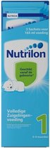 Nutrilon 1 Volledige Zuigelingenvoeding - Flesvoeding Vanaf De Geboorte - 3 x 23g