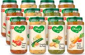 Olvarit Variatiemenu Babymaaltijd 12+ Maanden - Versie 2 - 4 Smaken - 12 x 250g