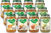 Olvarit Variatiemenu Babymaaltijd 8+ Maanden - Versie 1 - 4 Smaken - 12 x 200g