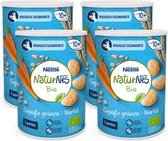 NaturNes Bio Nutripops Wortel - baby tussendoortje - vanaf 10 maanden - 4 stuks - totaal 20 porties