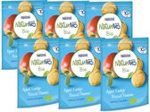 NaturNes Bio Appel koekje - baby koekjes - vanaf 10 maanden - 6 stuks
