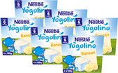 6x Nestle Yogolino 6+ mnd Banaan 4 x 100 gr