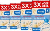 Nestlé PyjamaPapje Vanille - babypap - vanaf 6 maanden - 4 stuks - totaal 12 porties