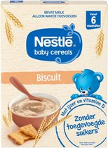 Nestlé Ontbijtpapje Biscuit - baby pap - vanaf 6 maanden - 9 stuks - totaal 45 porties