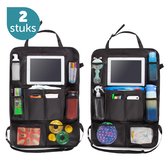 ForDig Universele Auto Organizer met Tablet Houder - Zwart - 2 Stuks