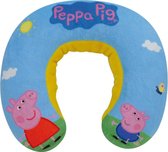 Peppa Pig - Hoofdsteun - Nekkussen - Blauw - 20x22cm