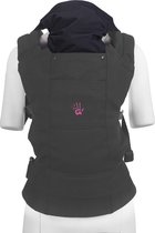 Multi Power draagzak donkergrijs - babydrager - ergonomische draagzak - opbergtas inbegrepen