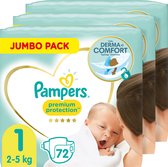 Pampers Premium Protection Maat 1 (2-5kg) - 216 Luiers