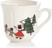 Wedgwood Christmas Village Koffiekop en schotel - Kerst