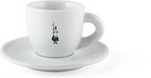 Bialetti koffiekop en schotel - porselein