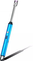 Papillon - Lange Elektrisch Aansteker - USB Oplaadbaar - Flexibele Aansteker - Gasfornuis - Kaarsjes - BBQ - Blauw