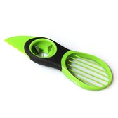 Cuisinly® - 3-in-1 Avocadosnijder - Avocadoschiller - Avocadomes - Avocado ontpitter - Keukengadget - Avocado tool - Avocado snijder - Avocado in reepjes snijden