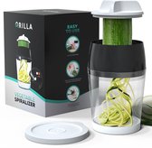 Spirelli Spiraalsnijder - Spiralizer voor Groenten – Courgette Snijder XL -Zwart/Wit