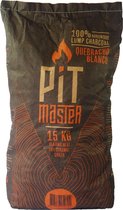 Pitmaster houtskool 15 Kg - Quebracho - Eik - 1x zak