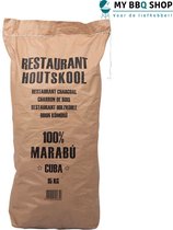 Dammers Houtskool Cubaanse Marabu 15kg - 1 zak