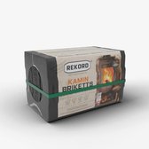 Bruinkool briketten - bruinkool - 1x 18 stuks - rekord bruinkool  briketten - haardhout - kachel - 10 kg.