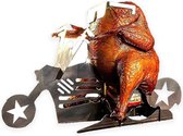 Beer Can Chicken Houder - BBQ collection Kiprooster voor de Barbecue - Kiphouder - BBQ Kipstandaard - Bierblik Kip -RVS - Bbq Accesoires - Bierkip - Chicken Sitter - Voor Mannen - Voor Vrouwen - Sinterklaas Cadeautjes - Cadeau Voor Man