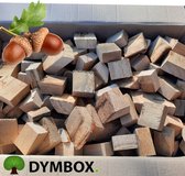 5 kg Rookhout Oak Chunks voor op de BBQ Rookoven (100% eiken) Onbehandeld, met Rook en Smaak Garantie