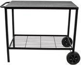 BRASERO Trolley voor plancha - staal - 85 cm