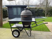 Barbecue tafel Green Egg | Black Bastard | Kamado Joe | Buitenkeuken | Tafel Keramische barbecue| Antraciet grijswerkblad| Voor elk type kamado | Rielse Reuzen