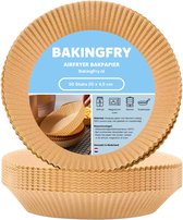 Airfryer Bakpapier - Wegwerpbakjes 50 Stuks - 20cm - Geschikt Voor AirFryer Wegwerpbakjes - Bakpapier - Airfryer - Wegwerppapier 50 Stuks - Bakjes - Bakpapier Rond