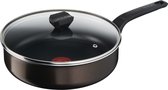 Tefal Sauteerpan Cook & Clean 26 Cm Aluminium Zwart