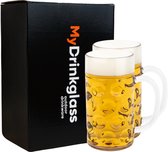 MyDrinkglass Plastic Bierpul Keulen | Bierpul Plastic | 2 Stuks | Oktoberfest | Camping Glazen | Zero Waste | Herbruikbaar | Onbreekbare Bierpullen | 500 ml |