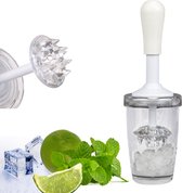 Ijscrusher Handmatig – Ice Crusher – Ijsvergruizer – Ijsmaler – Cocktail Stamper – Cocktailstamper – 8x8x20cm