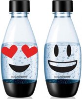 SodaStream herbruikbare flessen - Emojo print - 0.5 liter - 2 stuks