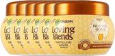 Garnier Loving Blends Honing goud Haarmasker - 6 x 300 ml - Voordeelverpakking