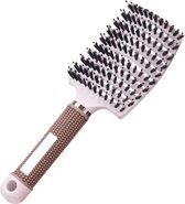 Achaté Anti Klit Haarborstel - Detangle Brush - Wit