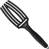 Olivia Garden Haarborstel -  Fingerbrush M - Olivia Garden - Zwart