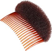 Toupeer Haarclip - Bump-it Haar touperen - Volume opsteken - Donkerbruin - 1 stuks