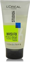 L'Oréal Paris Studio Line Invisi Fix 24H Clear & Clean Gel Strong - 3 x 150 ml - Voordeelverpakking