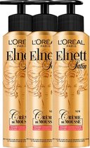 L'Oréal Paris Elnett Crème de Mousse Volume - 3 x 200 ml - Voordeelverpakking