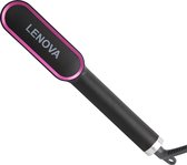 Stijlborstel - Lenova Pro Silk Brush - Ergonomische 360° snoer -  Stijltang - Warm in 30 seconden - Gepatenteerde anti-haarverbranding technologie