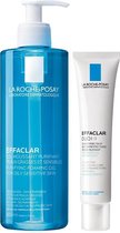 Routine La Roche-Posay Effaclar Zuiverende gel + Effaclar Duo[+] crème - 2 stuks