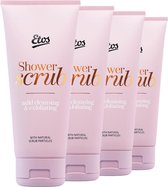 Etos Bodyscrub - douche - dermatologisch getest - 4 x 200 ml