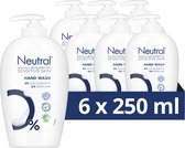 Neutral Vloeibare Handzeep Parfumvrij - 6 x 250 ml - Voordeelverpakking