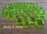 Badparels groen transparant (100 stuks) - Appel