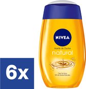 Nivea Natural Shower Oil Doucheolie - 6x 200 ml