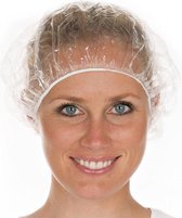 Douche muts - 20 x - Douche cap - Shower cap transparant