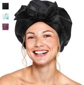 1FORME | Douchemuts | Douchemuts Dames | Douchekap | Shower Cap | Douchekapje | Douchecap | Satijn / PE Zwart | Zero Waste