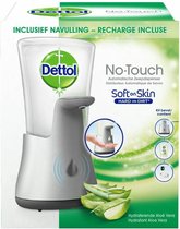 Dettol Handzeep Automatische Zeepdispenser No Touch met navulling Hydraterende Aloë Vera 250ml - Antibacterieel