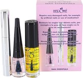 Herome 3 in 1 Manicure Nagelverzorging Set (Nail Essentials Roze) – Nagelset voor Beschadigde Nagels – Nagelriemolie, Nagelriemcrème en Nagelverharder – Voor Mooie en Gezonde Nagels