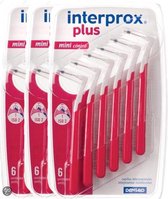 Interprox Plus Mini Conical Tandenstokers - 2 tot 4 mm - 3 x 6 stuks